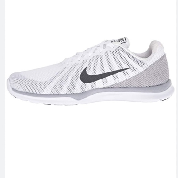 Women's Nike In-season Tr 6 Cross Training Shoe, Size 7, EUC, White/Gray - Picture 1 of 9